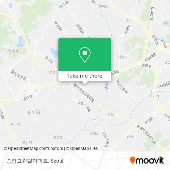 송정그린빌아파트 map