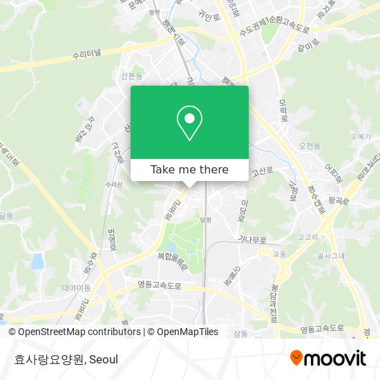 효사랑요양원 map