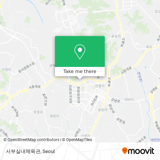 서부실내체육관 map