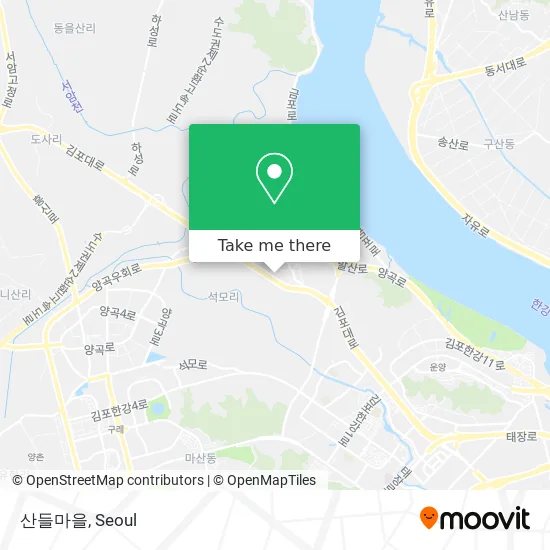 산들마을 map