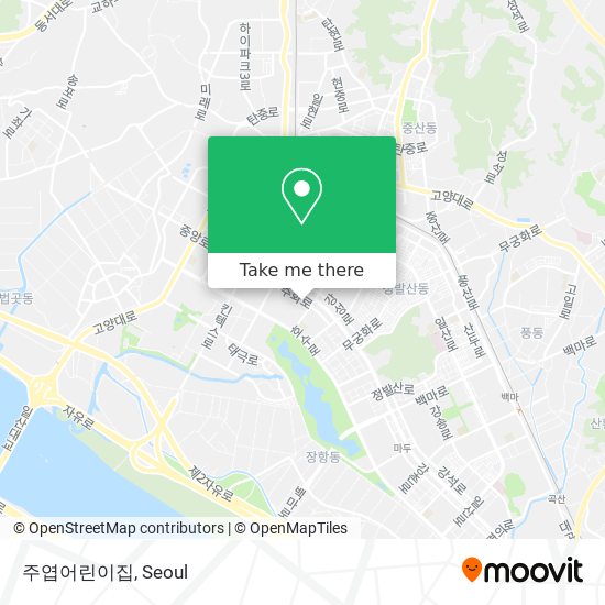 주엽어린이집 map