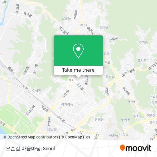 오손길 마을마당 map