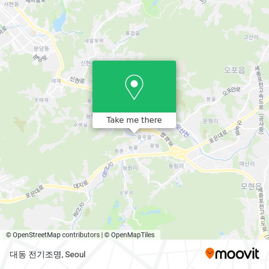 대동 전기조명 map
