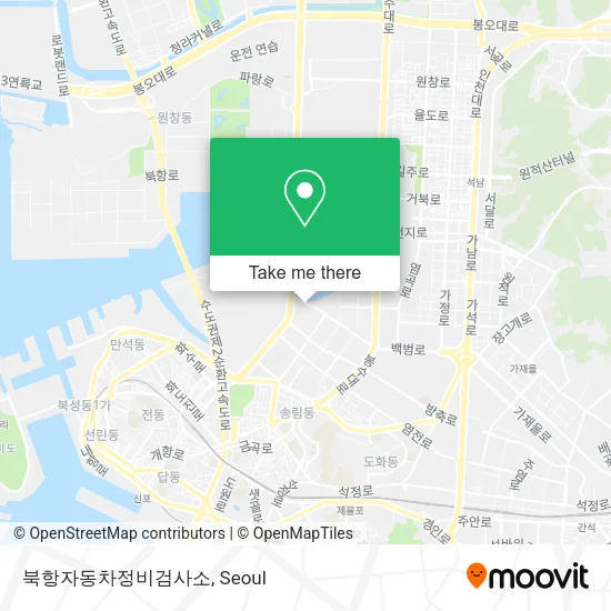 북항자동차정비검사소 map