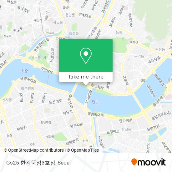 Gs25 한강뚝섬3호점 map