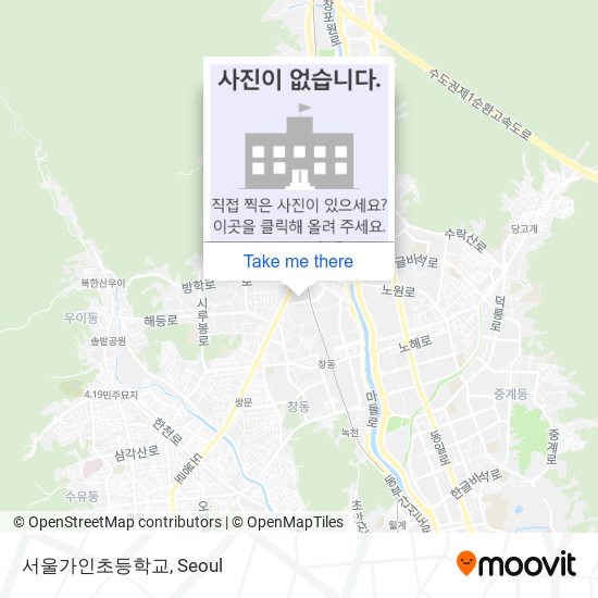 서울가인초등학교 map