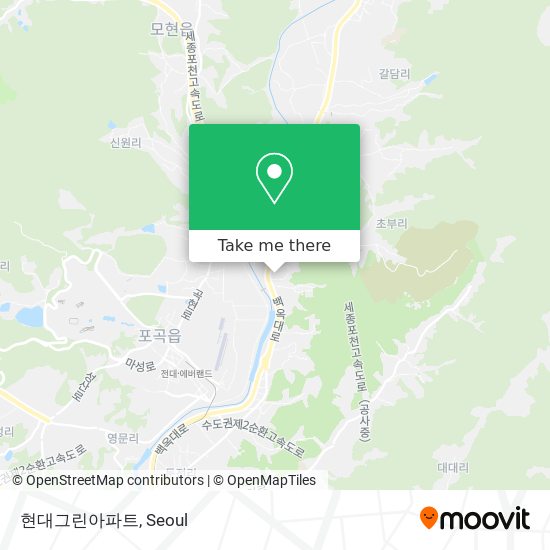 현대그린아파트 map