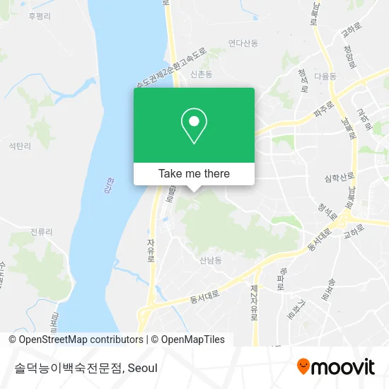 솔덕능이백숙전문점 map