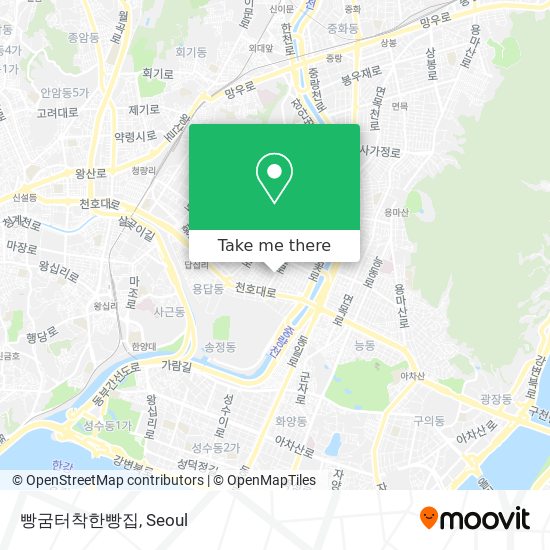 빵굼터착한빵집 map