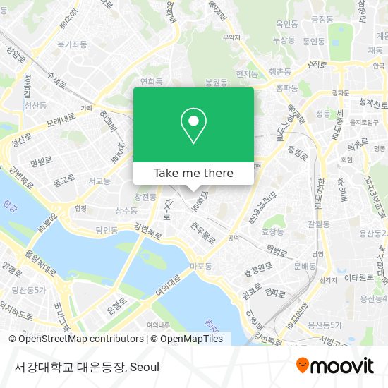 서강대학교 대운동장 map