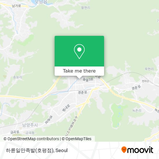 하륜일만족발(호평점) map