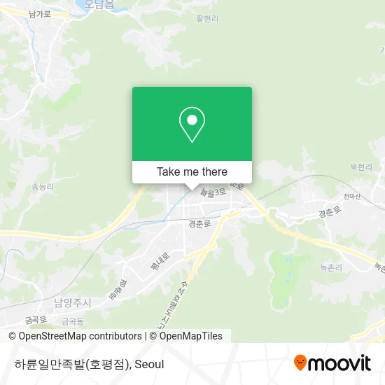 하륜일만족발(호평점) map