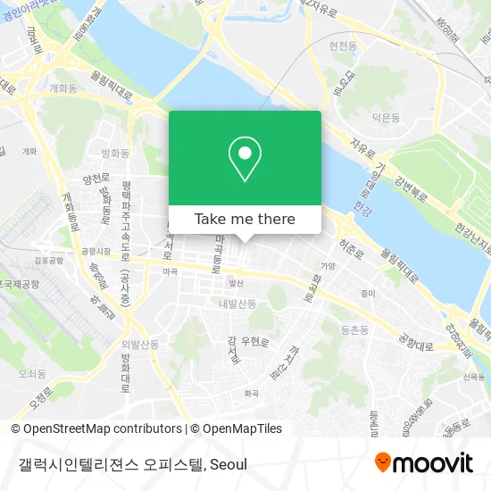 갤럭시인텔리젼스 오피스텔 map