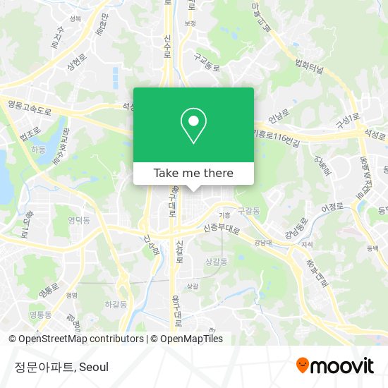 정문아파트 map