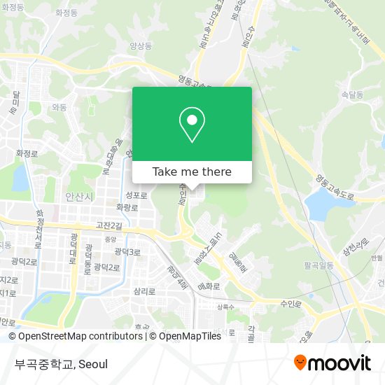 부곡중학교 map