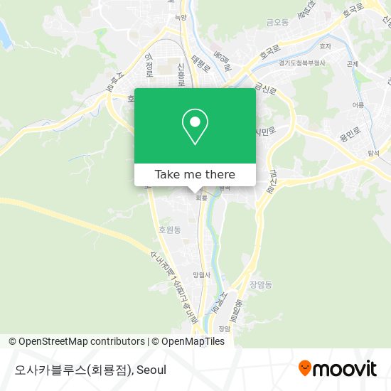 오사카블루스(회룡점) map