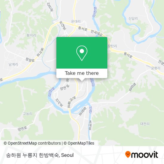 송하원 누릉지 한방백숙 map