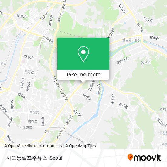 서오능셀프주유소 map