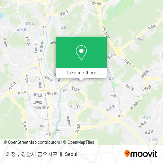 의정부경찰서 금오지구대 map