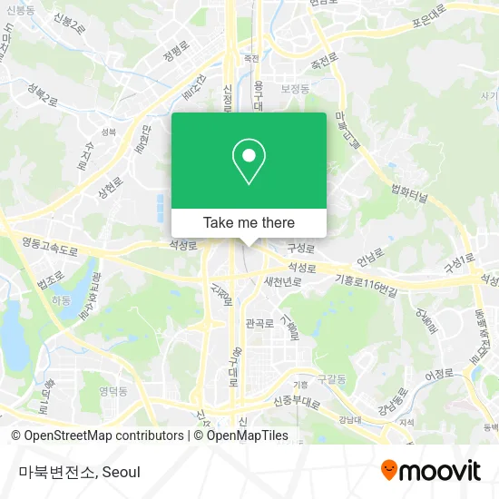 마북변전소 map