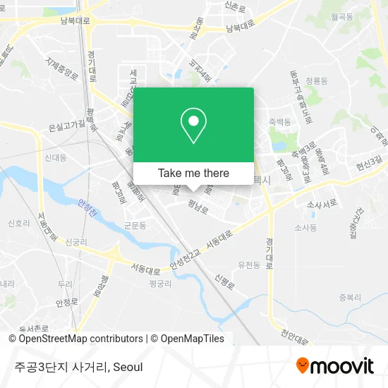 주공3단지 사거리 map