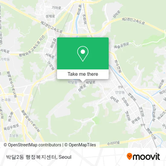 박달2동 행정복지센터 map