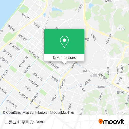 산돌교회 주차장 map