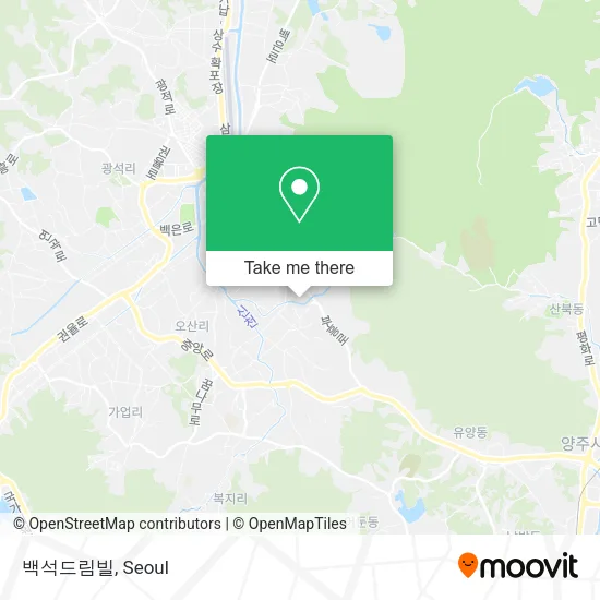 백석드림빌 map
