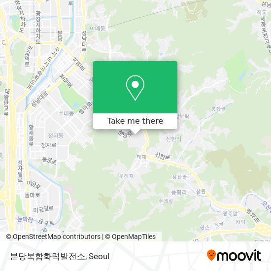 분당복합화력발전소 map