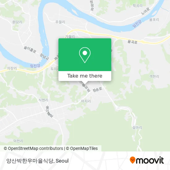 양산박한우마을식당 map