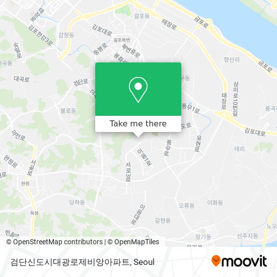 검단신도시대광로제비앙아파트 map