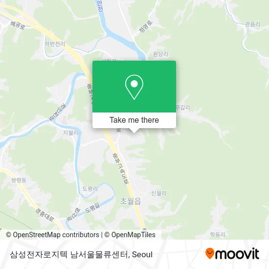 삼성전자로지텍 남서울물류센터 map
