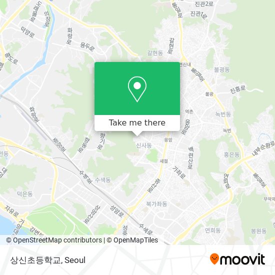 상신초등학교 map