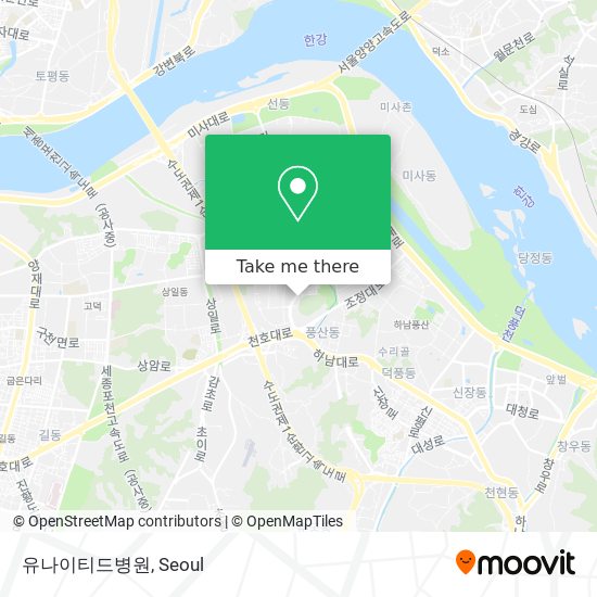 유나이티드병원 map