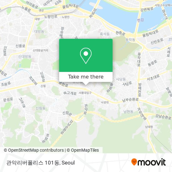 관악리버폴리스 101동 map