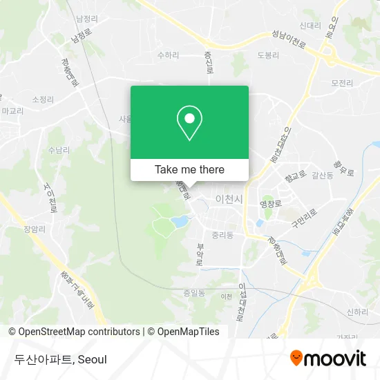 두산아파트 map