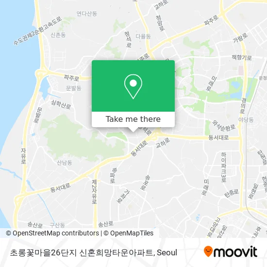 초롱꽃마을26단지 신혼희망타운아파트 map
