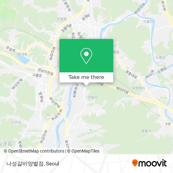 나성갈비양벌점 map