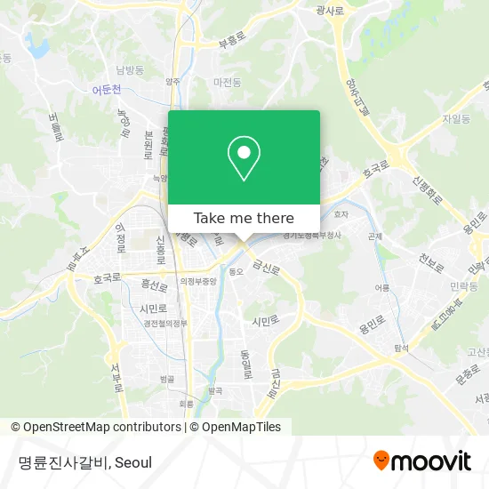 명륜진사갈비 map