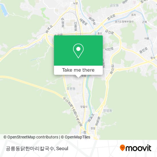 공릉동닭한마리칼국수 map