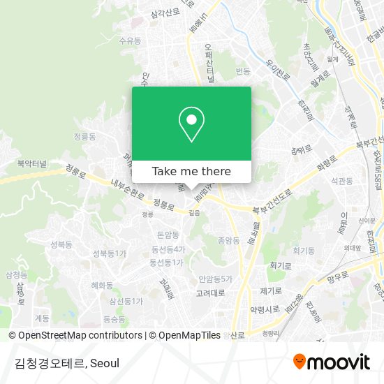 김청경오테르 map