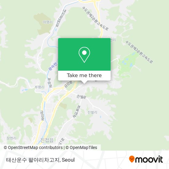 태산운수 팔야리차고지 map