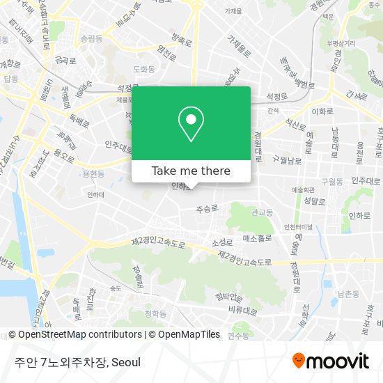 주안 7노외주차장 map