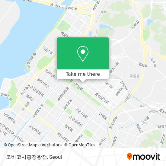 코바코시흥정왕점 map