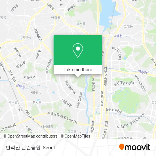 반석산 근린공원 map