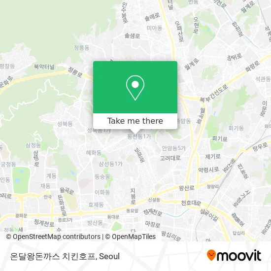 온달왕돈까스 치킨호프 map