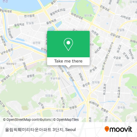 올림픽훼미리타운아파트 3단지 map