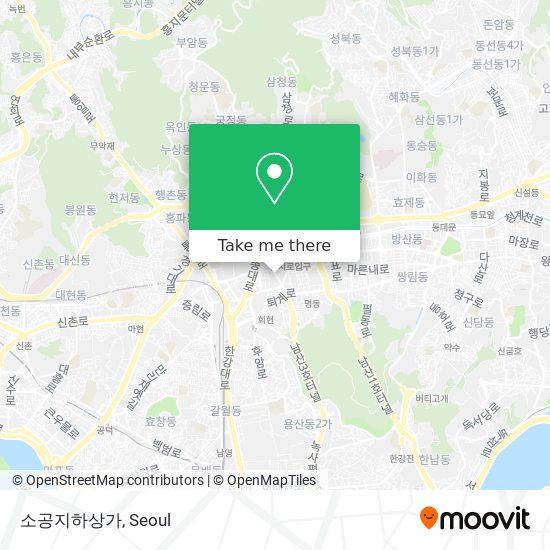 소공지하상가 map