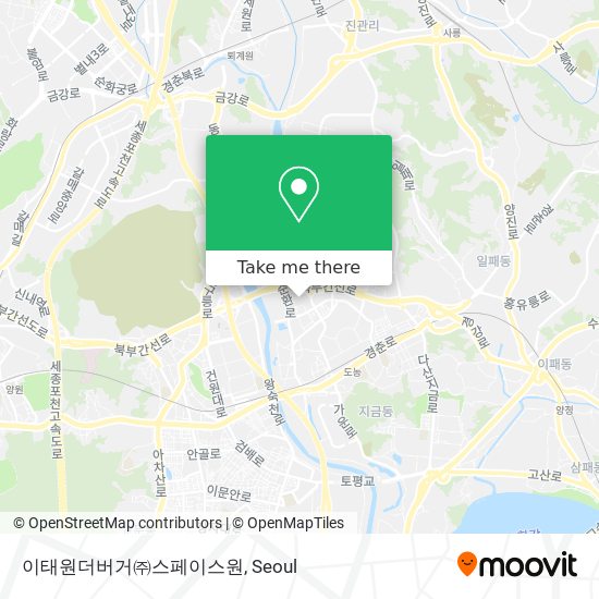 이태원더버거㈜스페이스원 map