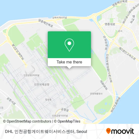 DHL 인천공항게이트웨이서비스센터 map